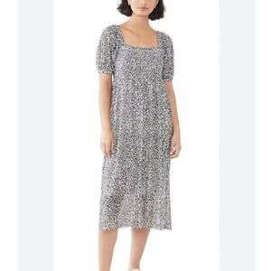 BAUM UND PFERDGARTEN Judith Dress Ink Petite Fleur Cottagecore Small